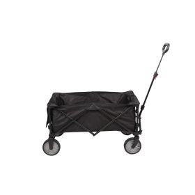 Folding Multipurpose Camp Wagon Cart;  Black - Black