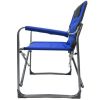 Folding Padded Adult Director Camping Chair - Blue