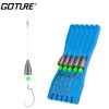 Goture Texas Rig Set; Ready Rig; Finished Product; 5pcs/board - 5g/4#