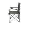 Classic Folding Camp Chairs, with Mesh Cup Holder,Set of 4, 32.10 x 19.10 x 32.10 Inches - Gray