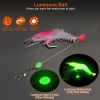 10Pcs Shrimp Bait Set Silicone Soft Lifelike Shrimp Fishing Lures with Luminous Sharp Hooks for Freshwater Saltwater - Lure Set