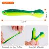 10Pcs Soft Fishing Lures Realistic Bass Loach Swimming Lure  - Multi-Color