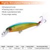 10Pcs Fishing Lures Kit Spoon Lures Hard Spinner Baits - Multi-color