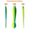 10Pcs Soft Fishing Lures Realistic Bass Loach Swimming Lure  - Multi-Color