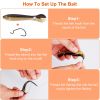 10Pcs Soft Fishing Lures Realistic Bass Loach Swimming Lure  - Multi-Color