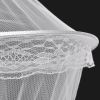 2 pcs Mosquito Net Bed Net Set Round 1' 10" x 10' 8" x 7' 6" - White