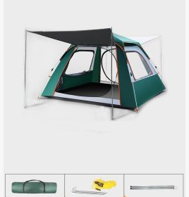 Foldable Automatic Thickening Sunscreen Wild Picnic Home Full Set Camping Tent (Option: Vinyl style-2 Style)